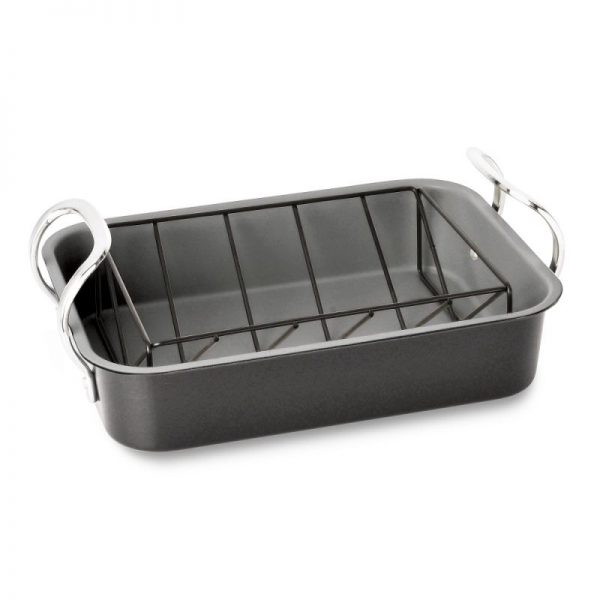תבנית רוסטר לצלייה+ רשת 35+26+7.5 ס"מ- Earthchef
